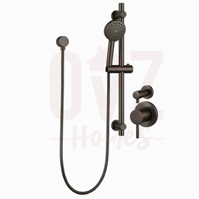 Round 3 Functions Handheld Shower with Wall Bracket Set Colour Available Lead-free copper