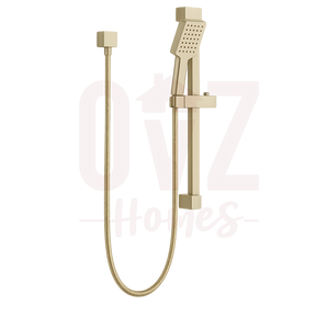 Square 3 Functions Handheld Shower with Wall Bracket Set Variant Colour Available Lead-free copper