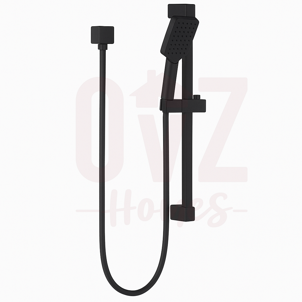 Square 3 Functions Handheld Shower with Wall Bracket Set Variant Colour Available Lead-free copper