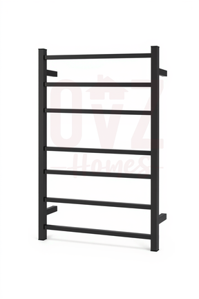 Square Electric Heated Towel Rack 7 Bars Variant Colour Available