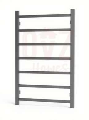 Square Electric Heated Towel Rack 7 Bars Variant Colour Available
