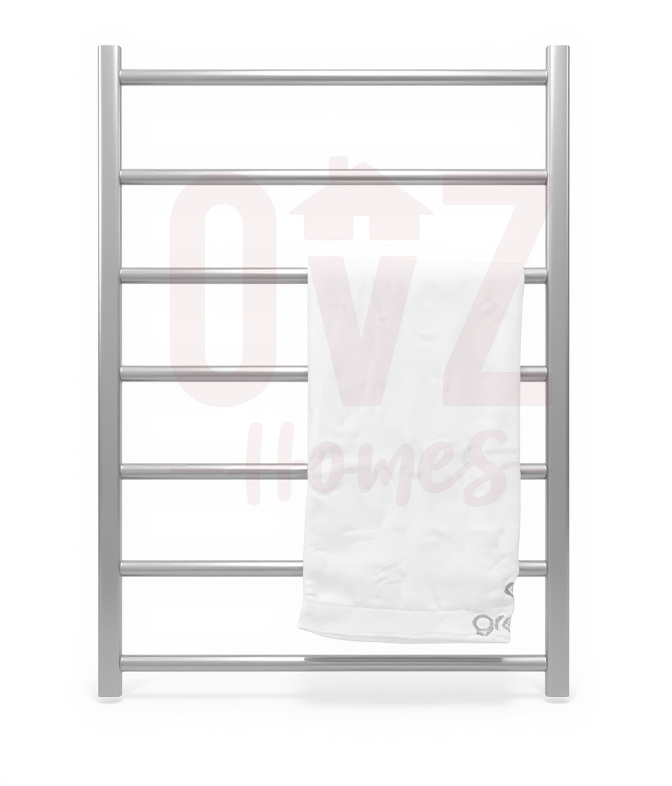 Square Electric Heated Towel Rack 7 Bars Variant Colour Available