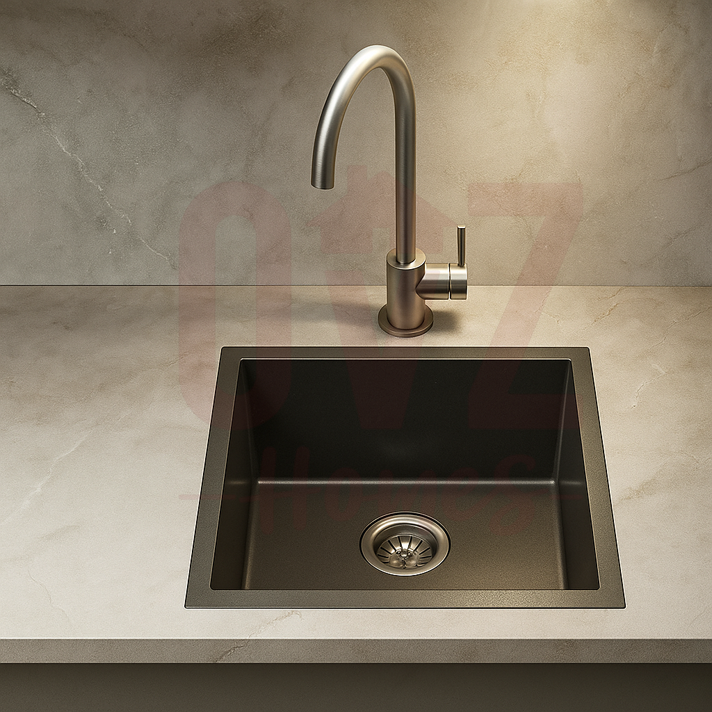440*440*220mm Single Bowl Stainless Steel Handmade Sink for Undermount in kitchen and laundry Variant Colour Available