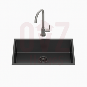 610*460*220mm Single Bowl Stainless Steel Handmade Sink for Undermount in kitchen and laundry Variant Colour Available