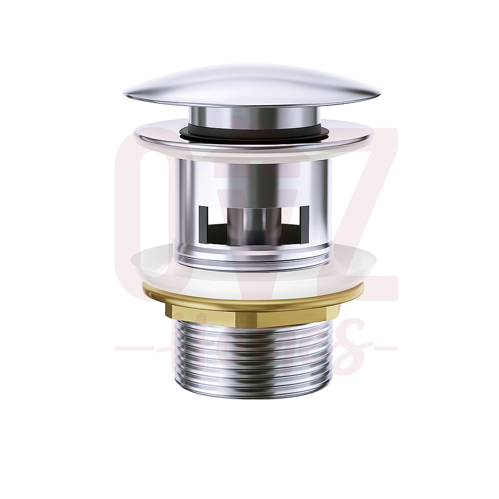 Brass Cap Pop-Up Waste 32mm With Hole