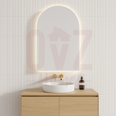 500mm Arch Backlit Led Mirror Touch Sensor Switch