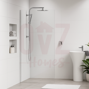 800/900/1000/1200x2000mm Frameless Walk In Shower Screen Single Fixed Panel