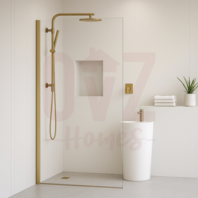 800/900/1000/1200x2000mm Frameless Walk In Shower Screen Single Fixed Panel