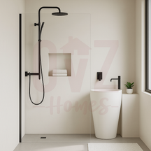 800/900/1000/1200x2000mm Frameless Walk In Shower Screen Single Fixed Panel