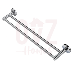 Euro Pin Lever Round Double Towel Rack Rail