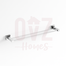 Euro Pin Lever Round Double Towel Rack Rail