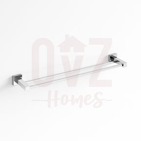 Euro Pin Lever Round Double Towel Rack Rail