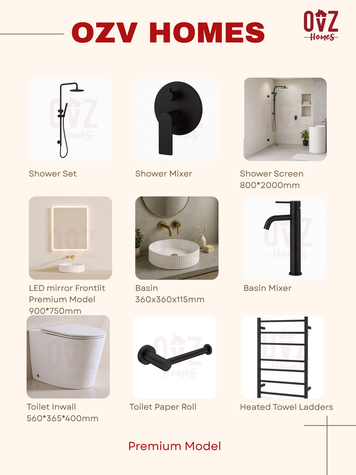 Bathroom Package Premium Model