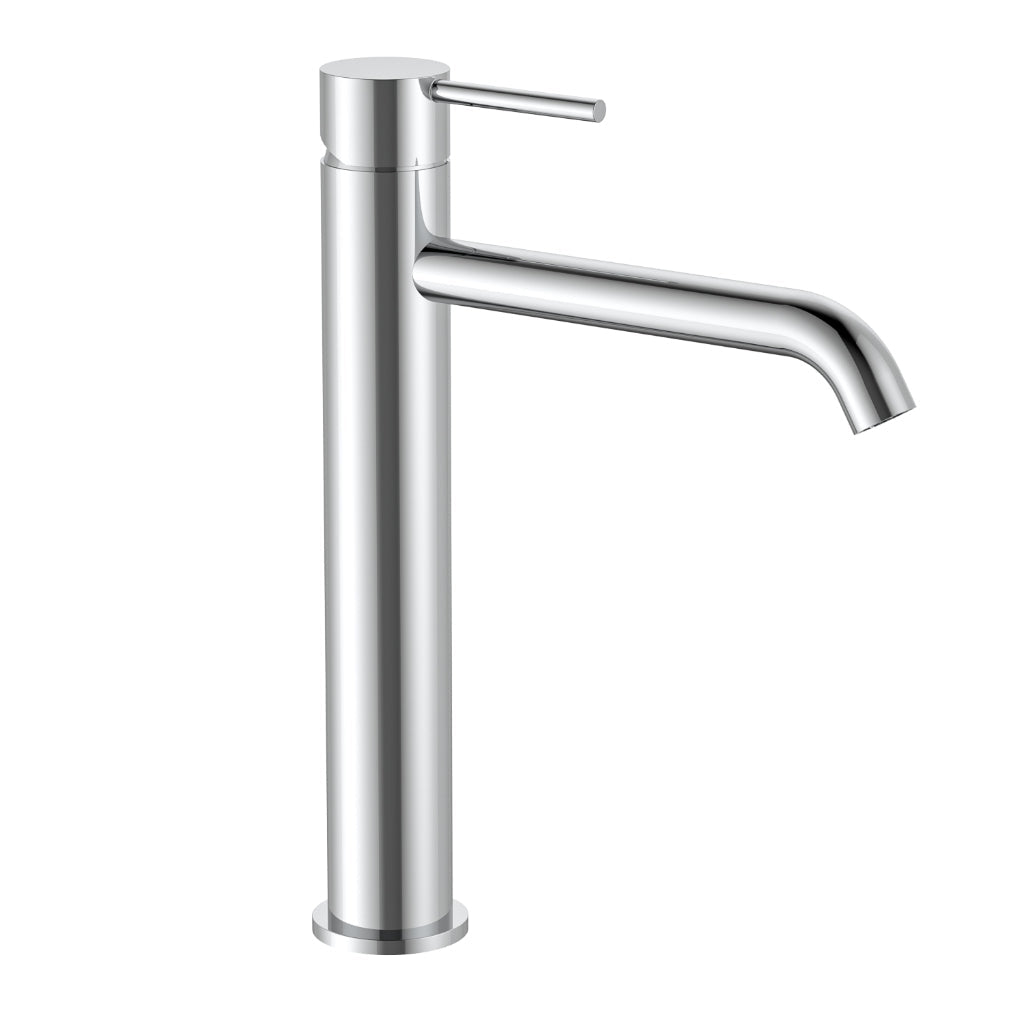 Calla Chrome Tall Round Basin Mixer Tap Bundle