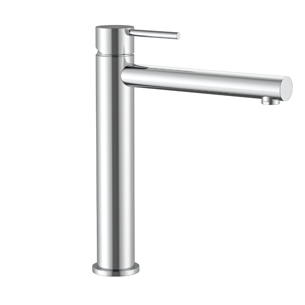 Calla Chrome Tall Rounded Square Basin Mixer Tap Bundle