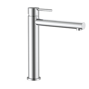 Calla Chrome Tall Rounded Square Basin Mixer Tap Bundle