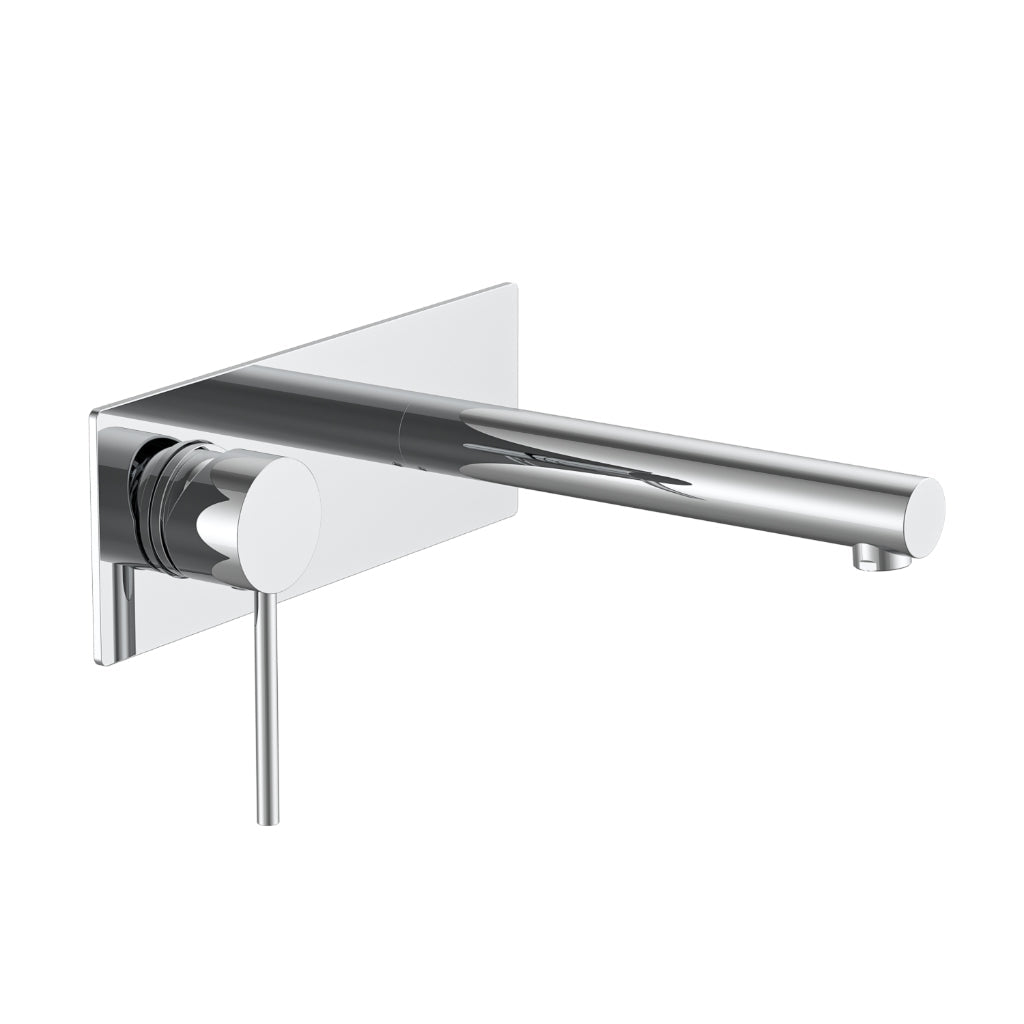 Calla Chrome Round Square Basin Wall Mixer Bundle