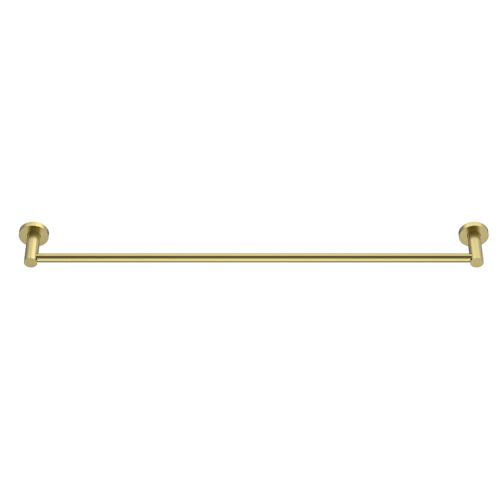 Calla Brushed Gold Round Square Basin Wall Mixer with Plate Bundle