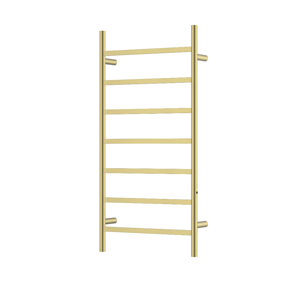 7-Bar Round Heated Towel Ladder