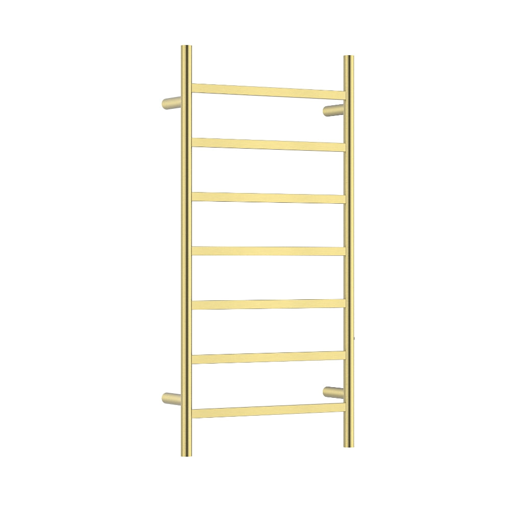 7-Bar Round Heated Towel Ladder