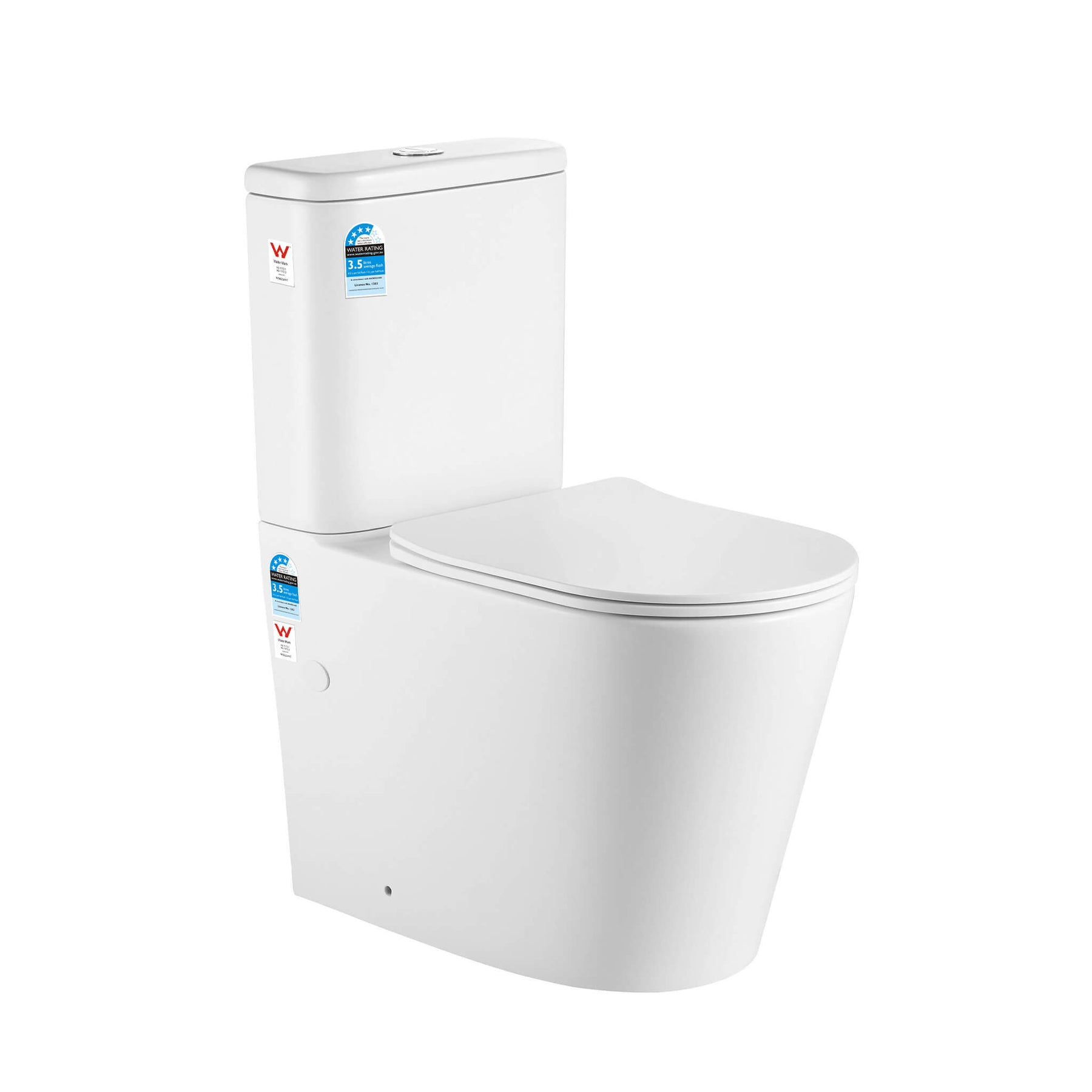 Calla 665 Back to Wall Tornado Toilet Suite  – Gloss White
