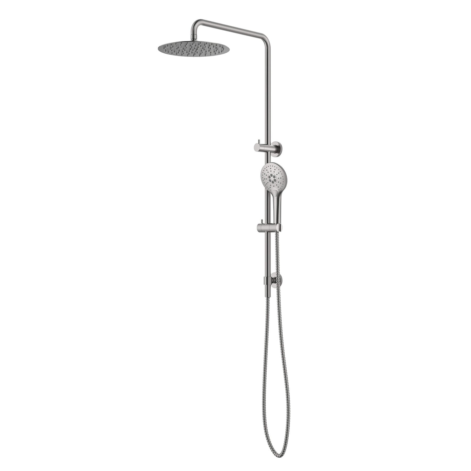 Calla Twin Shower with Round Hand Shower
