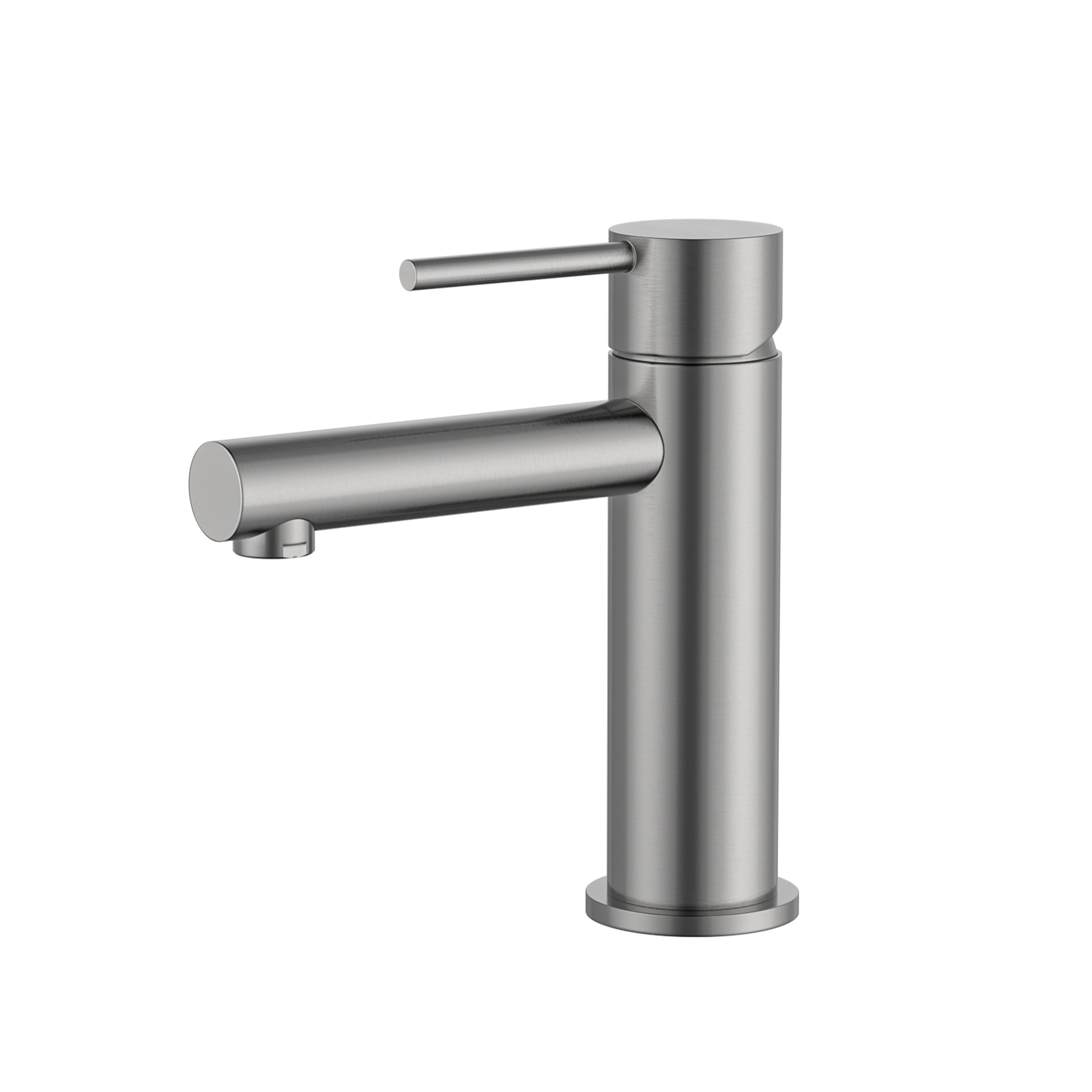 Calla Short Rounded Square Bathroom Basin Mixer Tap