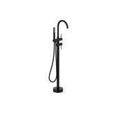 Lumi Floor Mounted Bath Mixer with Hand Shower