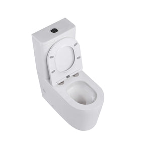 Lumi Junior Back to Wall Rimless Tornado Flush Toilet Suite
