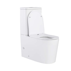 Lumi Junior Back to Wall Rimless Tornado Flush Toilet Suite