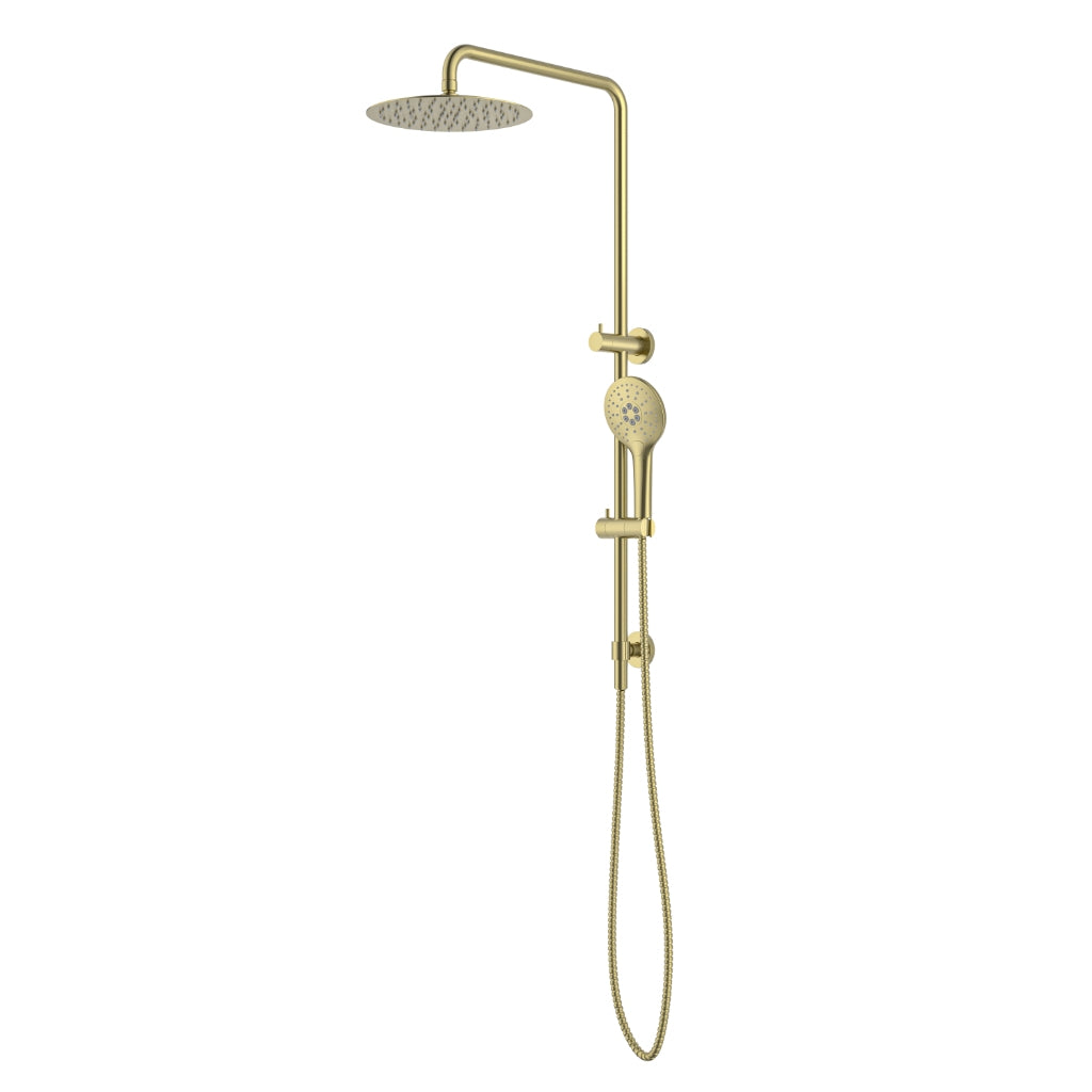 Calla Twin Shower with Round Hand Shower