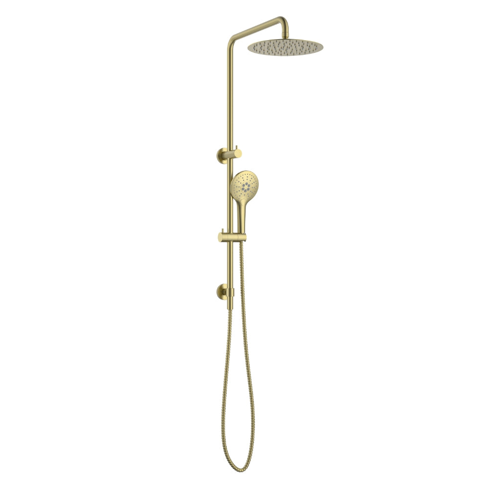 Calla Twin Shower with Round Hand Shower