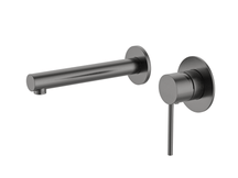 Calla Rounded Square Basin/Bath Wall Mixer with Universal Body