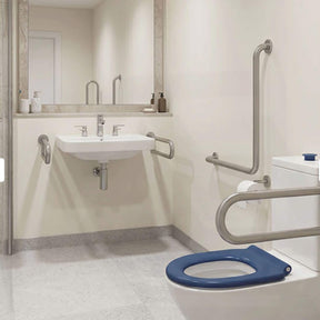 Lumi Ambulant Back to Wall Rimless Toilet Suite – Gloss White