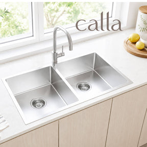 Calla 7745 Large Double Bowl Stainless Steel Sink