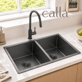 Calla 7745 Large Double Bowl Stainless Steel Sink