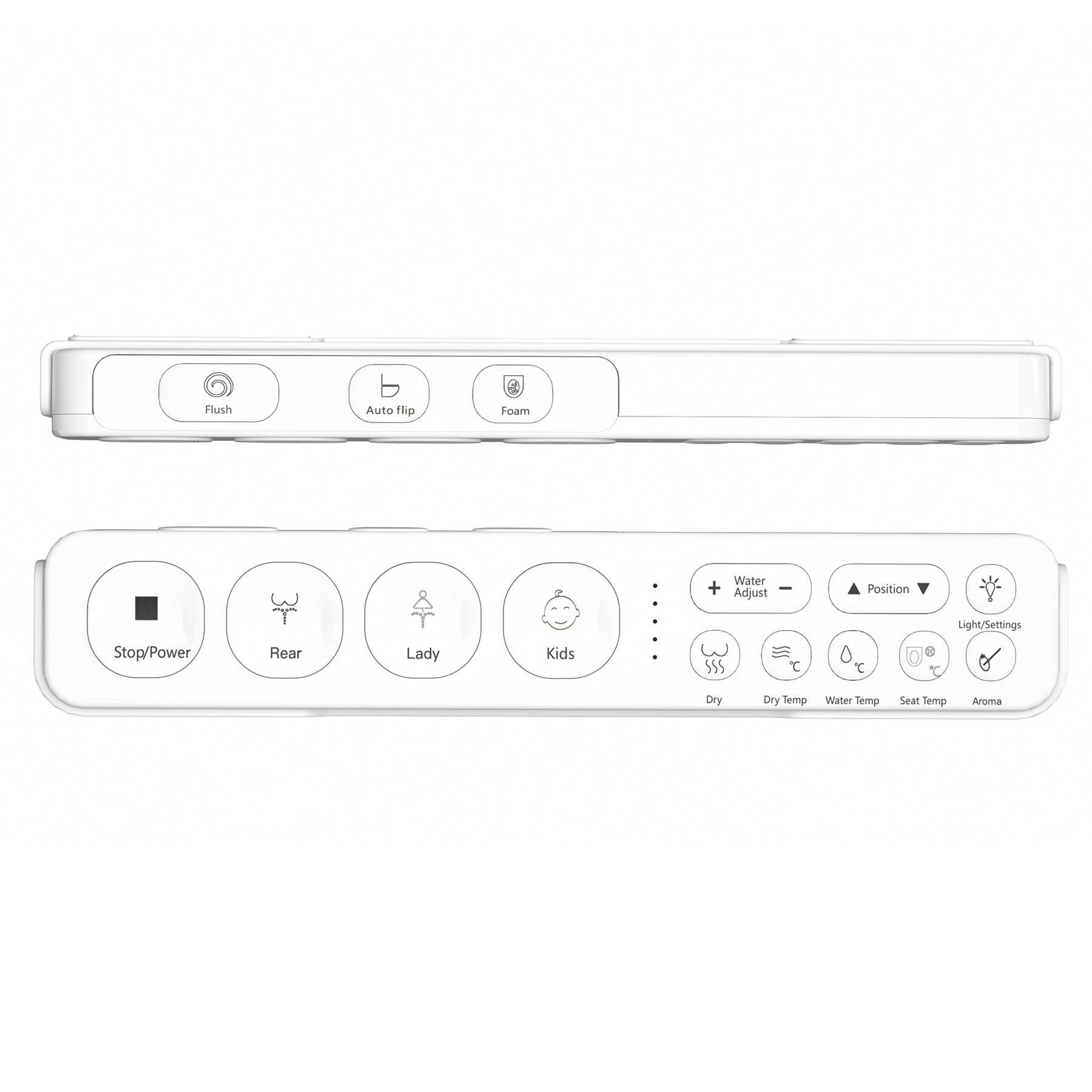 Lumi 678 Built-in Water Tank Smart Toilet with Rimless Tornado Flush