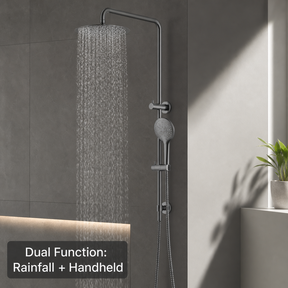 Calla Twin Shower with Round Hand Shower