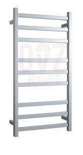 Square Electric Heated Towel Rack 9 Bars Variant Colour Available