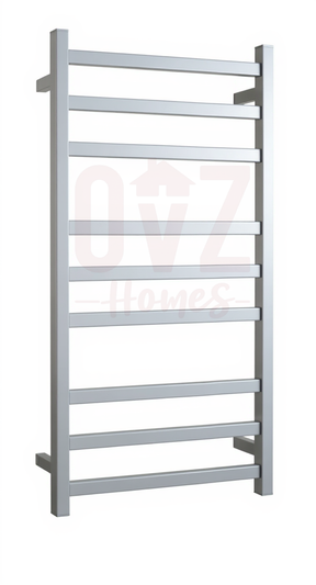 Square Electric Heated Towel Rack 9 Bars Variant Colour Available