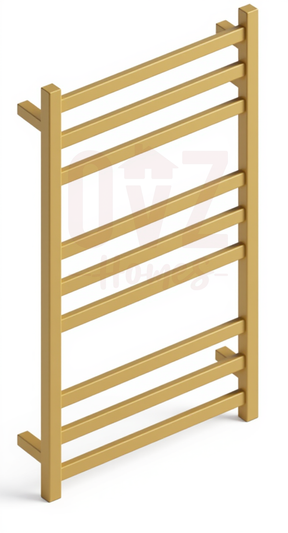 Square Electric Heated Towel Rack 9 Bars Variant Colour Available