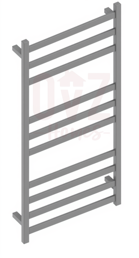 Square Electric Heated Towel Rack 9 Bars Variant Colour Available