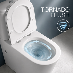 Calla 665 Back to Wall Tornado Toilet Suite  – Gloss White