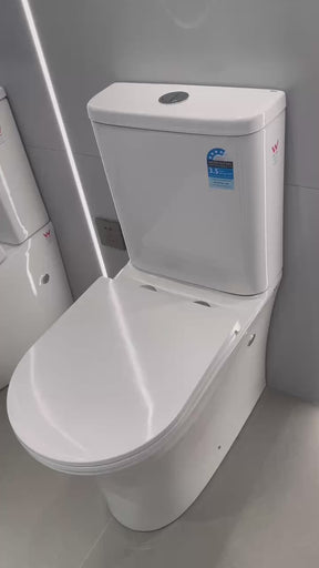 Buller 620 Back to Wall Rimless Toilet Suite – Gloss White