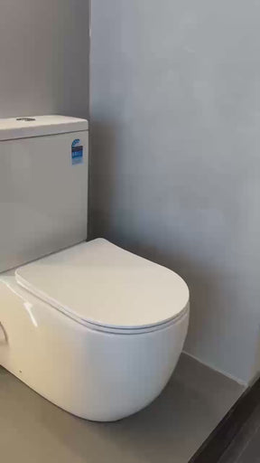 Camberwell 685 Back to Wall Tornado Toilet Suite – Gloss White