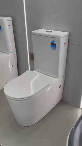Lumi Junior Back to Wall Rimless Tornado Flush Toilet Suite