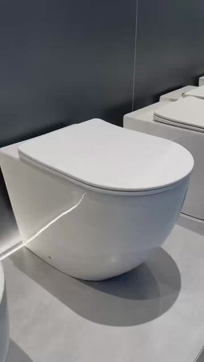 Lumi 560 In-Wall Rimless Tornado Toilet Pan Only