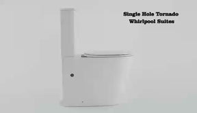 Canterbury 660 Back to Wall Rimless Tornado Toilet Suite – Gloss White