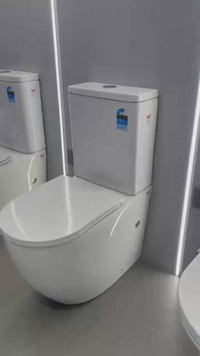 Buller 615 Back to Wall Rimless Toilet Suite – Gloss White