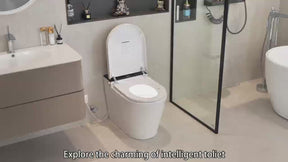 Lumi 678 Built-in Water Tank Smart Toilet with Rimless Tornado Flush